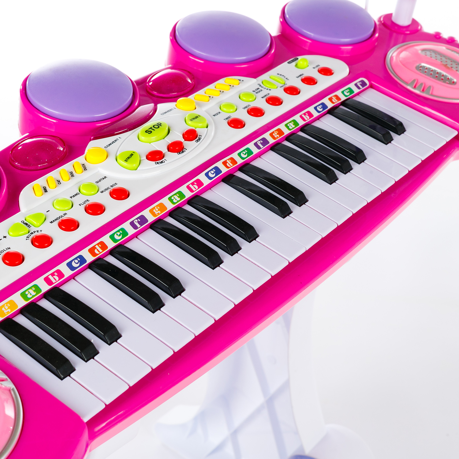 Wivilly Kinderpiano Pad 8 Arten Von Musikinstrumenten Beruhren Tastatur Piano Pad Tragbares Tanzpad Multifunktionales Kinder Lernspielzeug Klaviere Keyboards Spielzeug